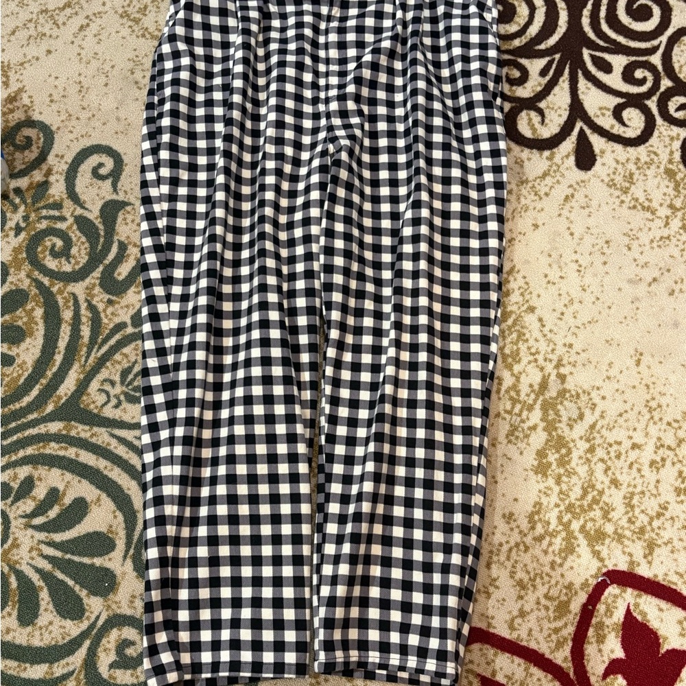 Black and White Checkered Pants Lucy and Yak